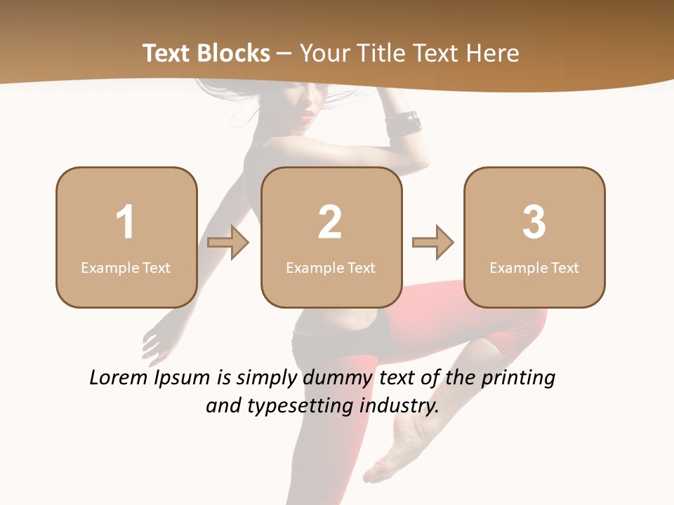Stretching Dance Complicated PowerPoint Template