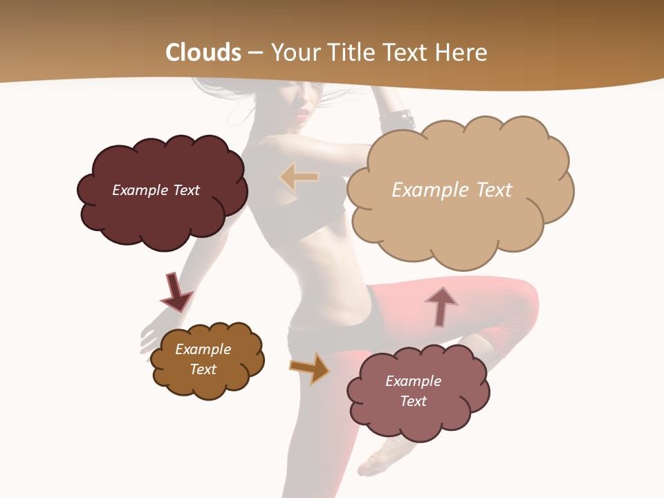 Stretching Dance Complicated PowerPoint Template