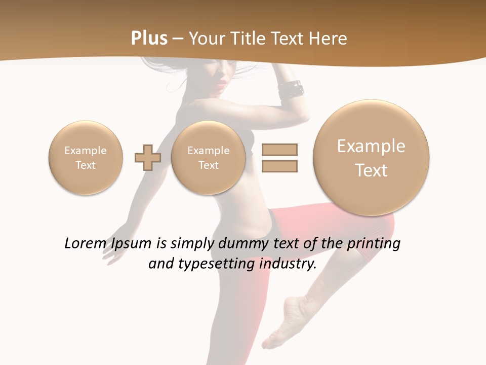 Stretching Dance Complicated PowerPoint Template