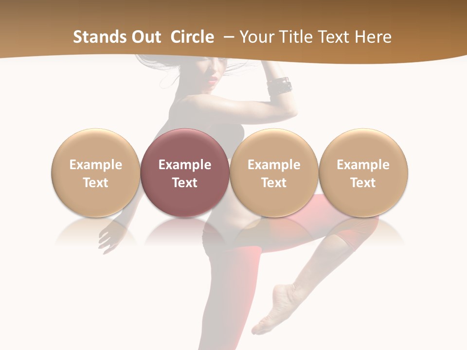 Stretching Dance Complicated PowerPoint Template