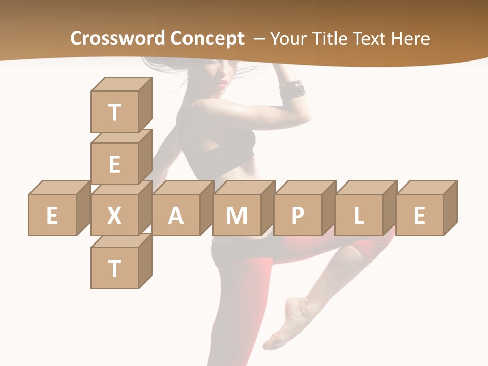 Stretching Dance Complicated PowerPoint Template