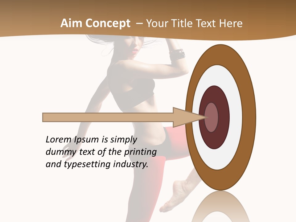 Stretching Dance Complicated PowerPoint Template