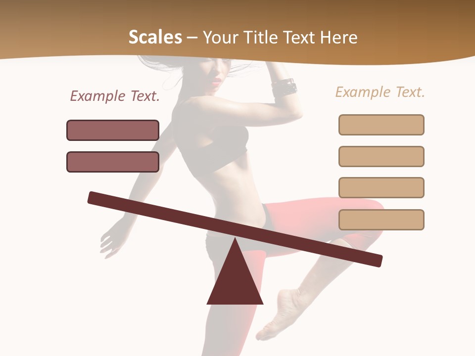 Stretching Dance Complicated PowerPoint Template