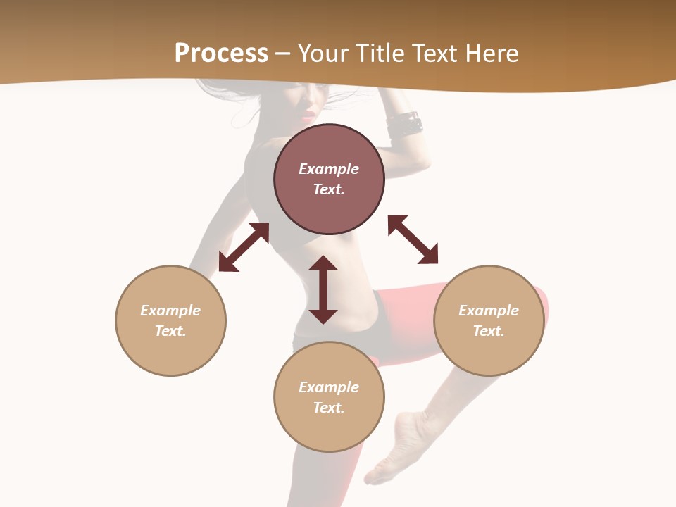 Stretching Dance Complicated PowerPoint Template