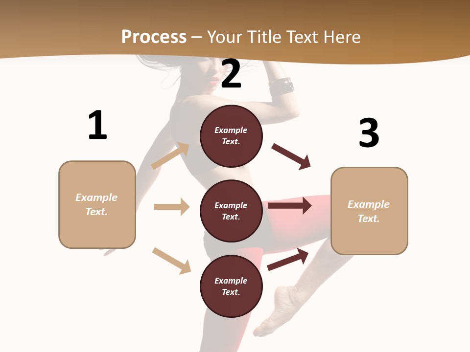 Stretching Dance Complicated PowerPoint Template