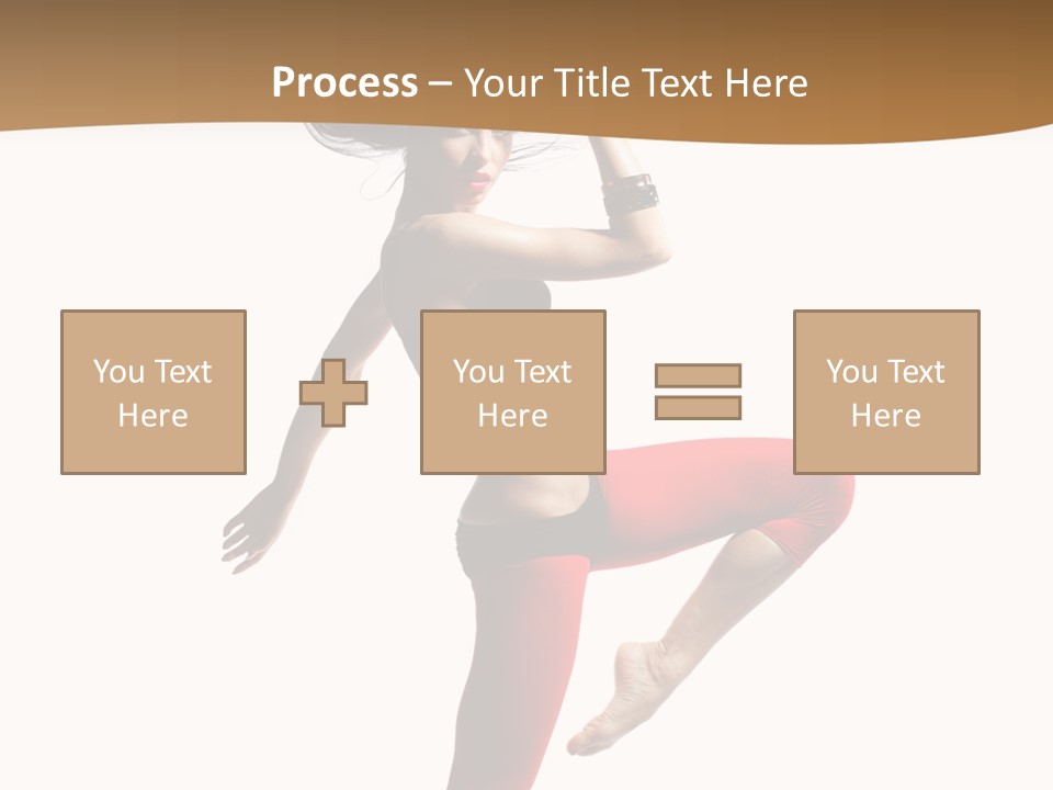 Stretching Dance Complicated PowerPoint Template