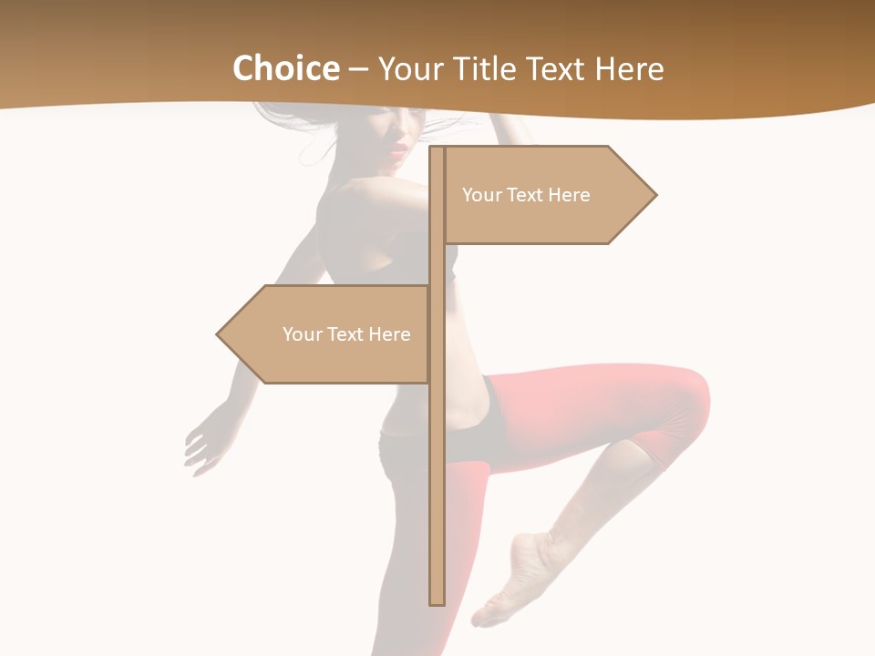 Stretching Dance Complicated PowerPoint Template