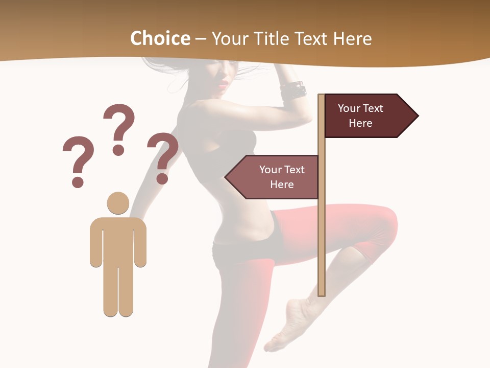 Stretching Dance Complicated PowerPoint Template