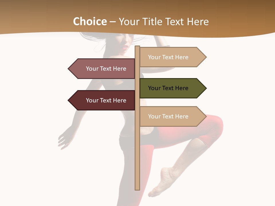 Stretching Dance Complicated PowerPoint Template