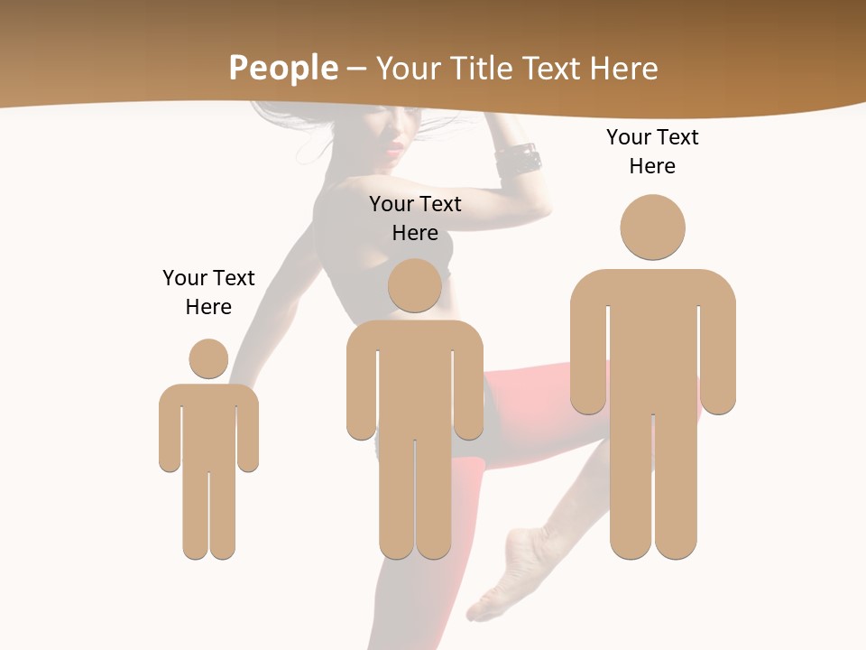 Stretching Dance Complicated PowerPoint Template