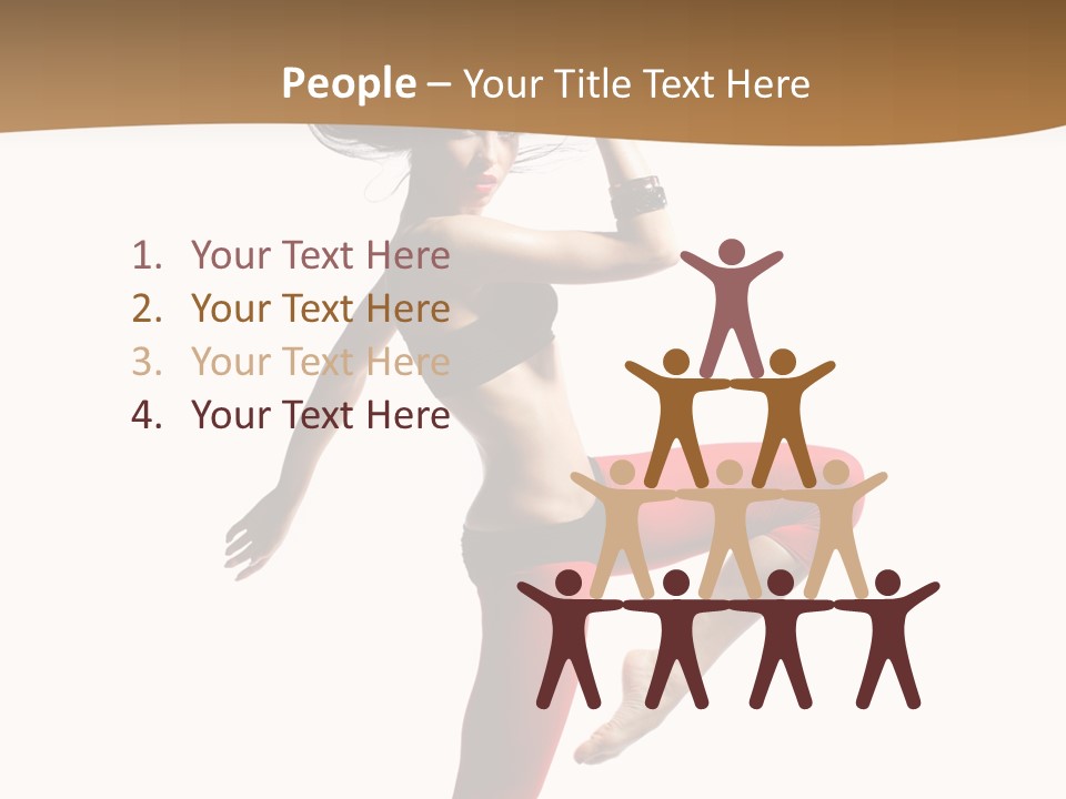 Stretching Dance Complicated PowerPoint Template