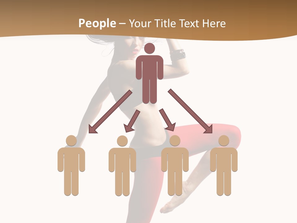 Stretching Dance Complicated PowerPoint Template