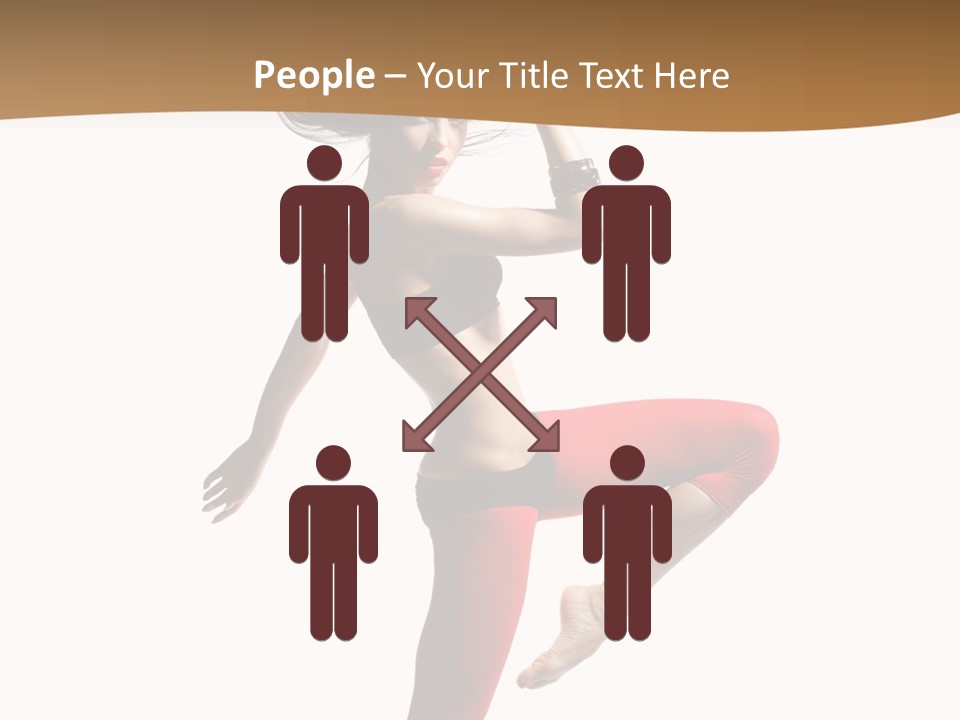 Stretching Dance Complicated PowerPoint Template