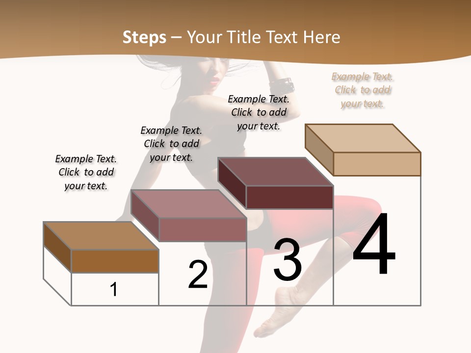 Stretching Dance Complicated PowerPoint Template