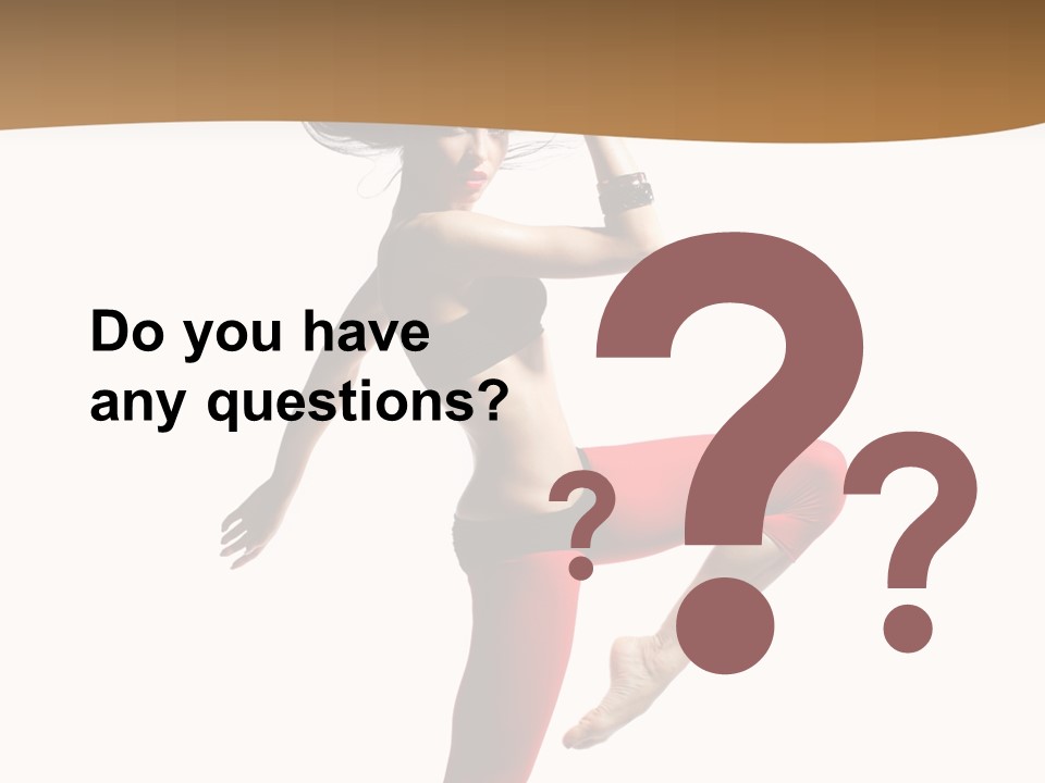 Stretching Dance Complicated PowerPoint Template