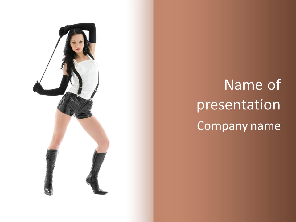 Girl Style Madam PowerPoint Template