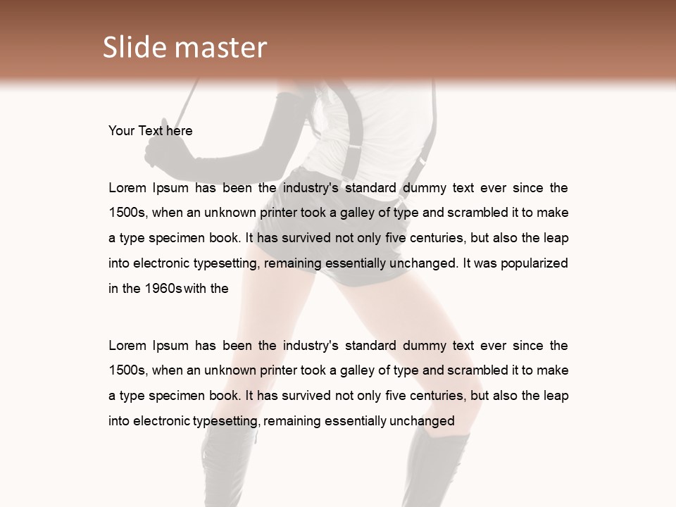 Girl Style Madam PowerPoint Template