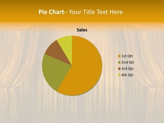 Curtain Theatre Rendering PowerPoint Template