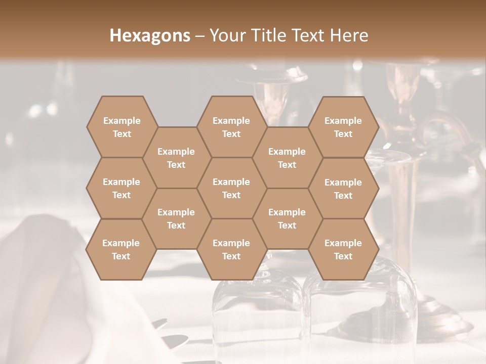 Silver Reception Dine PowerPoint Template