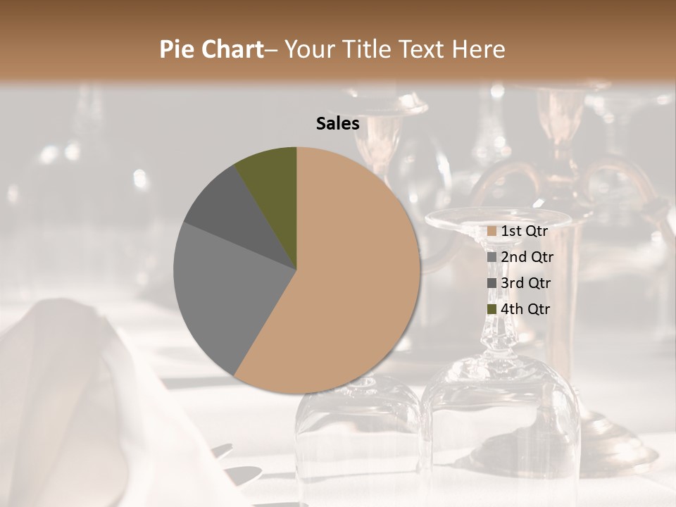 Silver Reception Dine PowerPoint Template