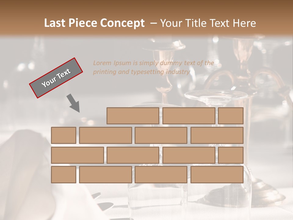 Silver Reception Dine PowerPoint Template