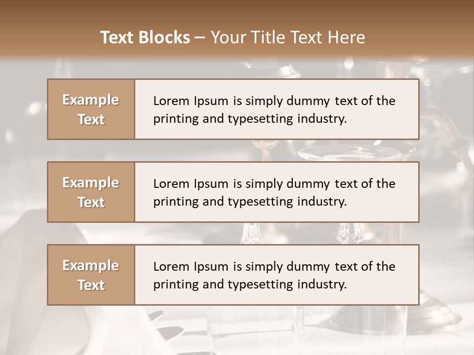 Silver Reception Dine PowerPoint Template