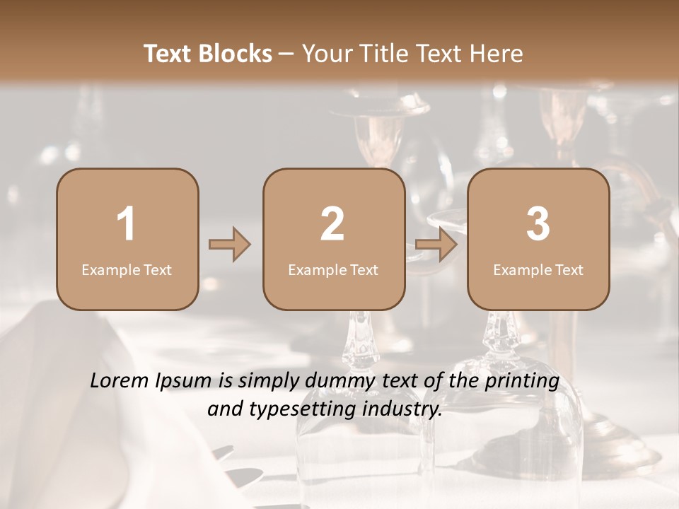 Silver Reception Dine PowerPoint Template