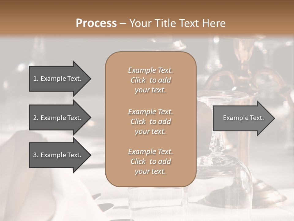 Silver Reception Dine PowerPoint Template