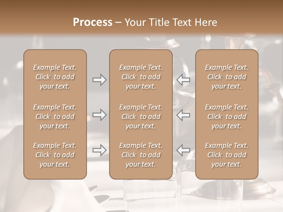 Silver Reception Dine PowerPoint Template