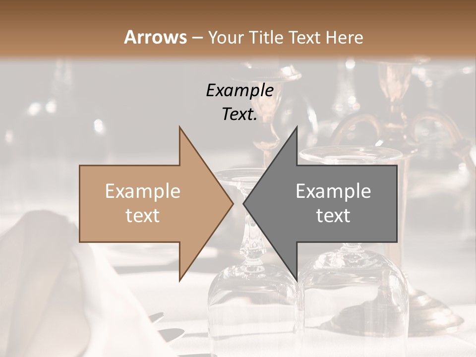 Silver Reception Dine PowerPoint Template