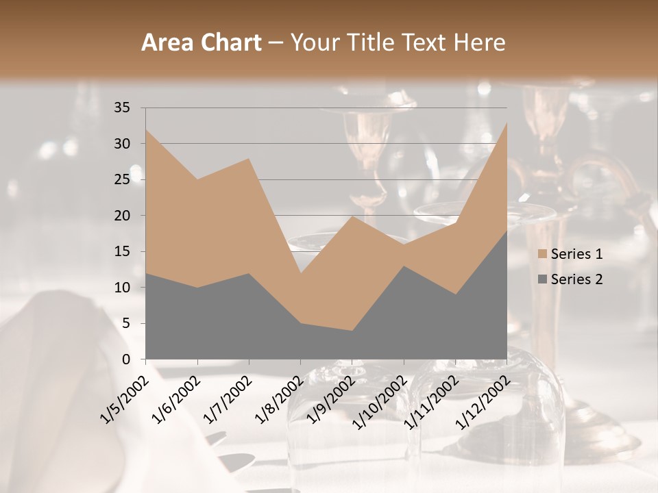 Silver Reception Dine PowerPoint Template