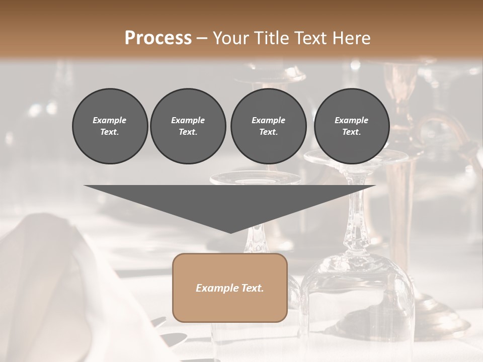 Silver Reception Dine PowerPoint Template