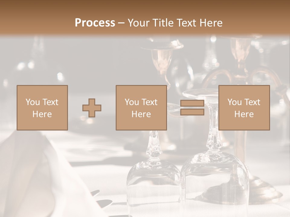 Silver Reception Dine PowerPoint Template