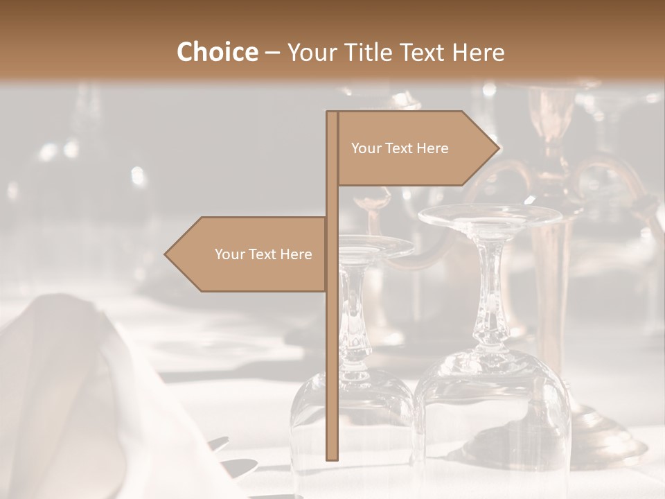 Silver Reception Dine PowerPoint Template
