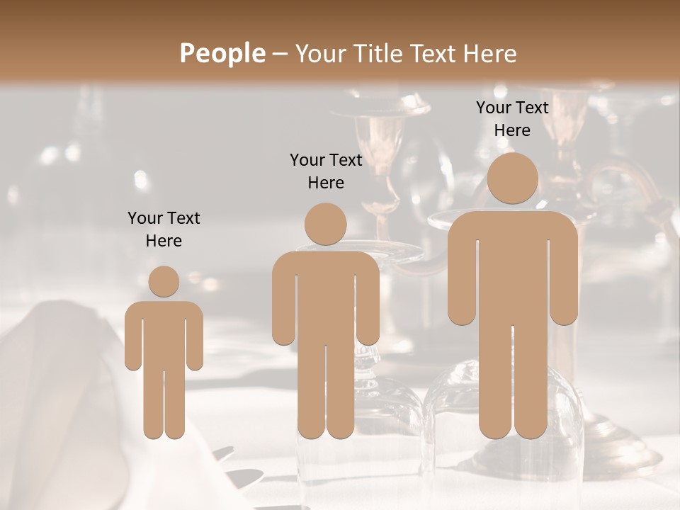 Silver Reception Dine PowerPoint Template