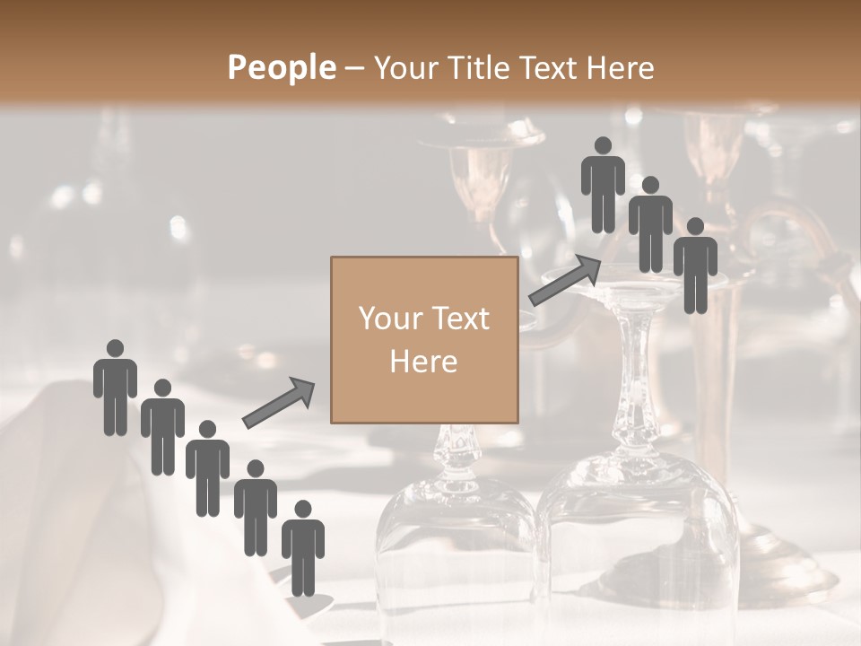 Silver Reception Dine PowerPoint Template