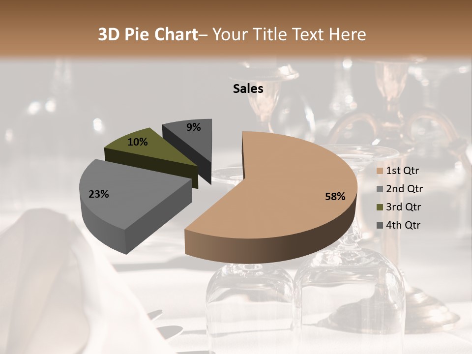 Silver Reception Dine PowerPoint Template