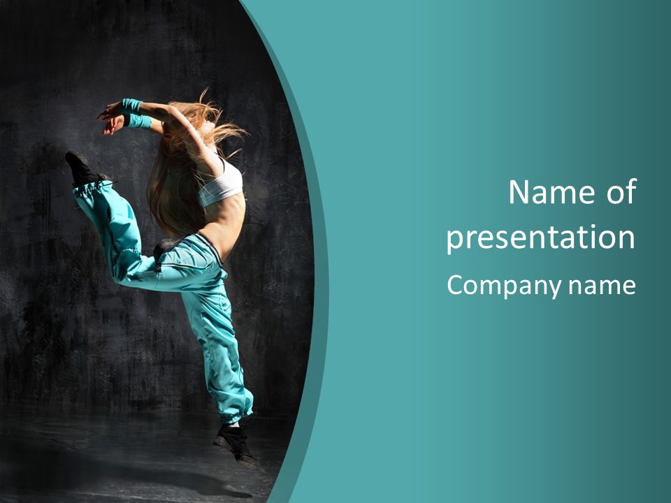 Takeoff Jazz Exercise PowerPoint Template