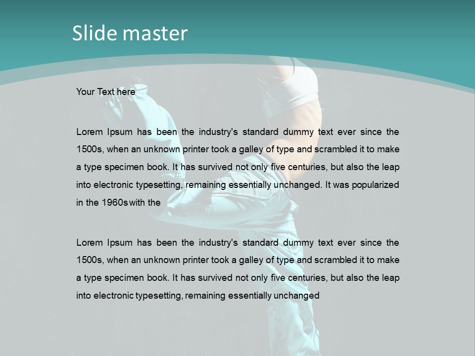 Takeoff Jazz Exercise PowerPoint Template