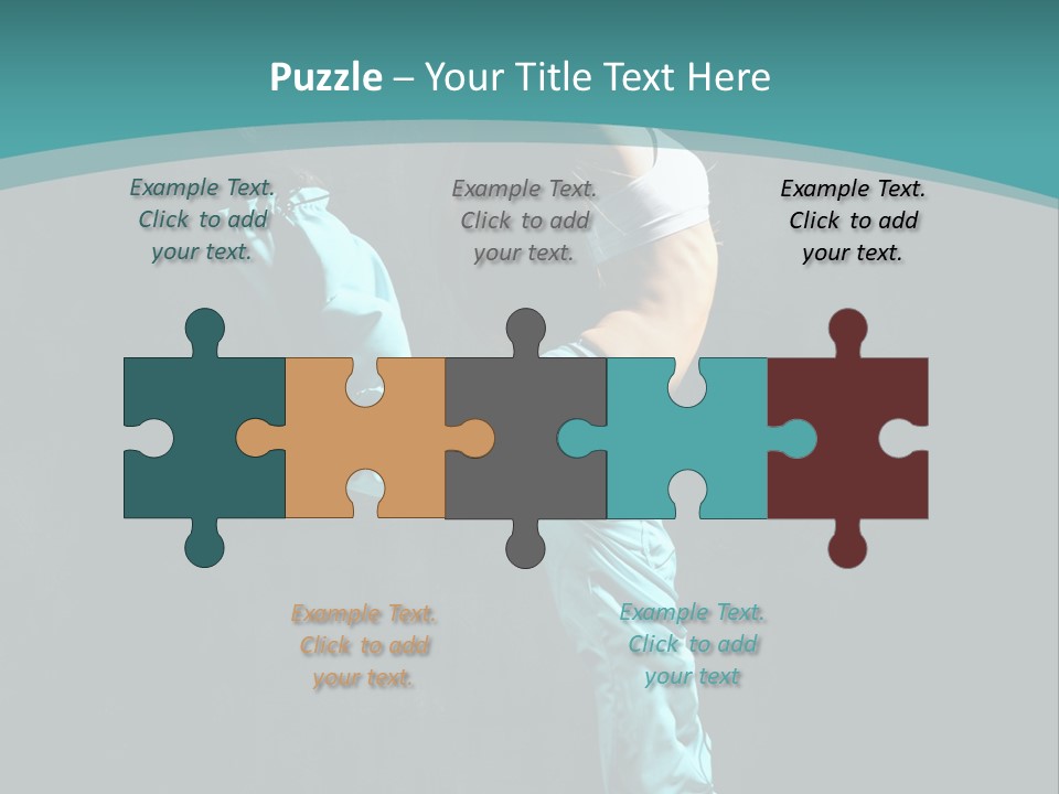 Takeoff Jazz Exercise PowerPoint Template