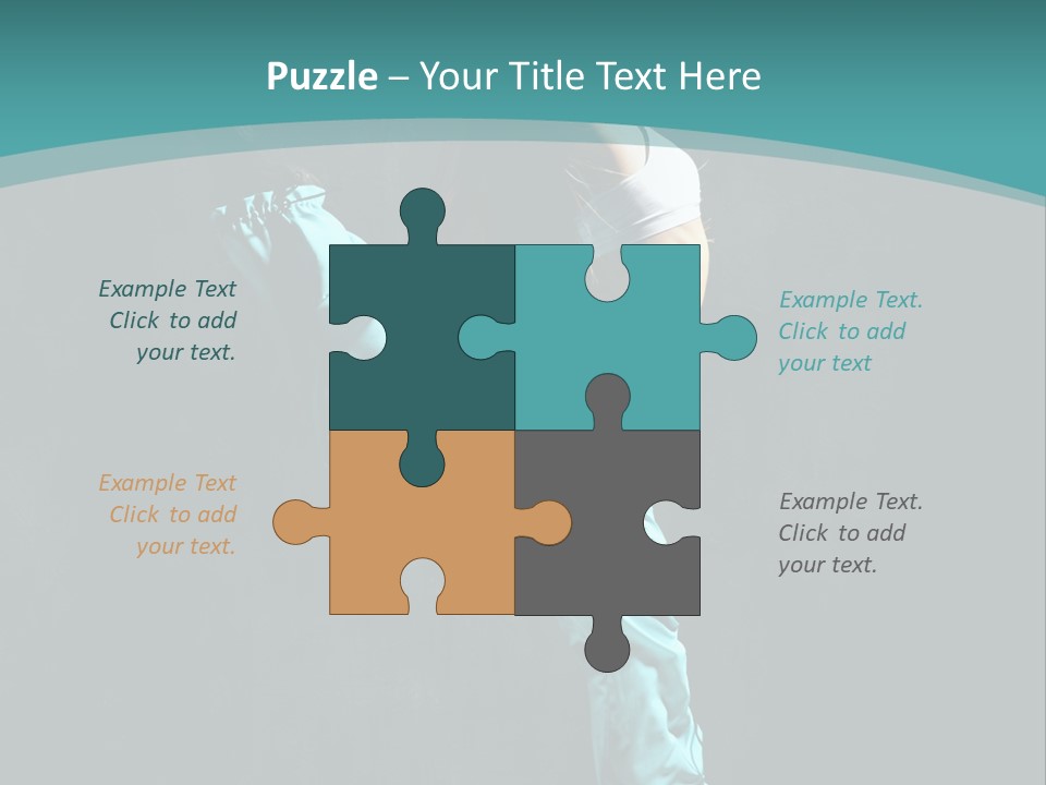 Takeoff Jazz Exercise PowerPoint Template