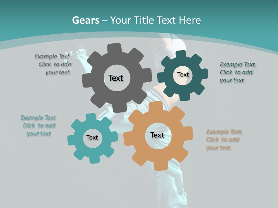 Takeoff Jazz Exercise PowerPoint Template