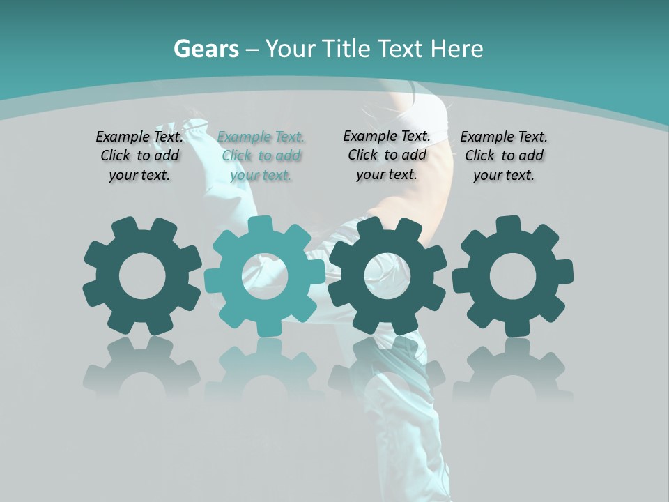 Takeoff Jazz Exercise PowerPoint Template