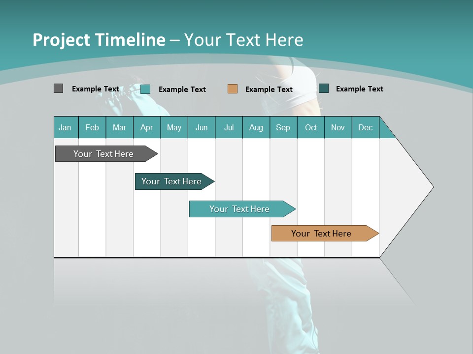 Takeoff Jazz Exercise PowerPoint Template