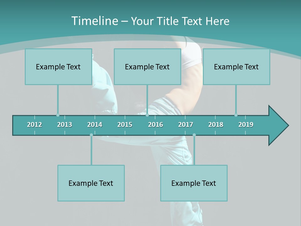 Takeoff Jazz Exercise PowerPoint Template