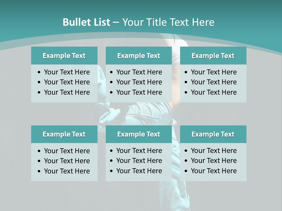 Takeoff Jazz Exercise PowerPoint Template