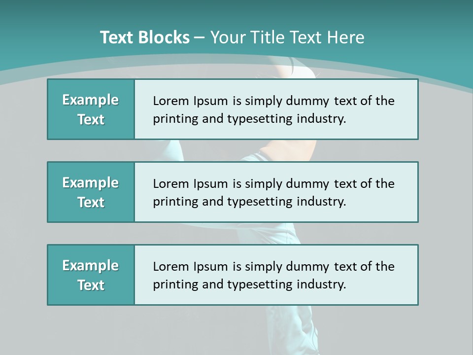 Takeoff Jazz Exercise PowerPoint Template