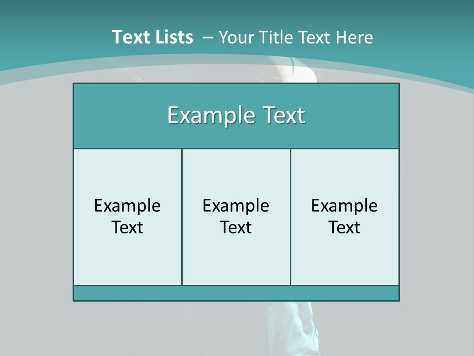 Takeoff Jazz Exercise PowerPoint Template