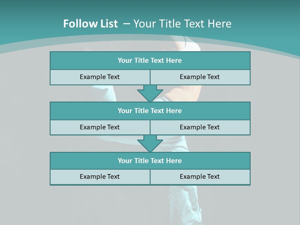Takeoff Jazz Exercise PowerPoint Template