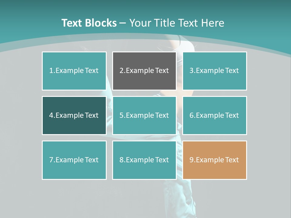 Takeoff Jazz Exercise PowerPoint Template